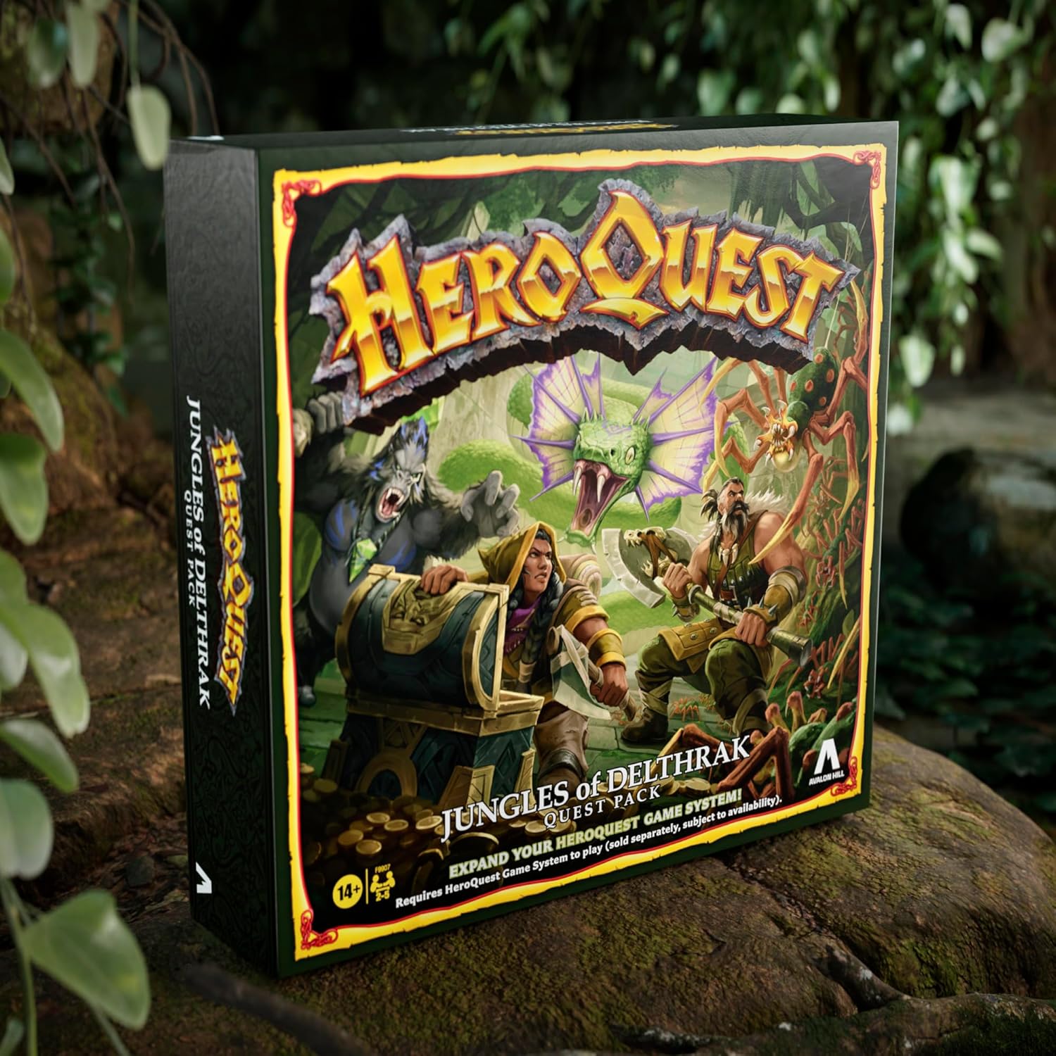 Avalon Hill HeroQuest Jungles of Delthrak Quest Pack, Rollenspiele, ab 14 Jahren, für 2 bis 5 Spieler, benötigt HeroQuest-Spielsystem zum Spielen (Englisch