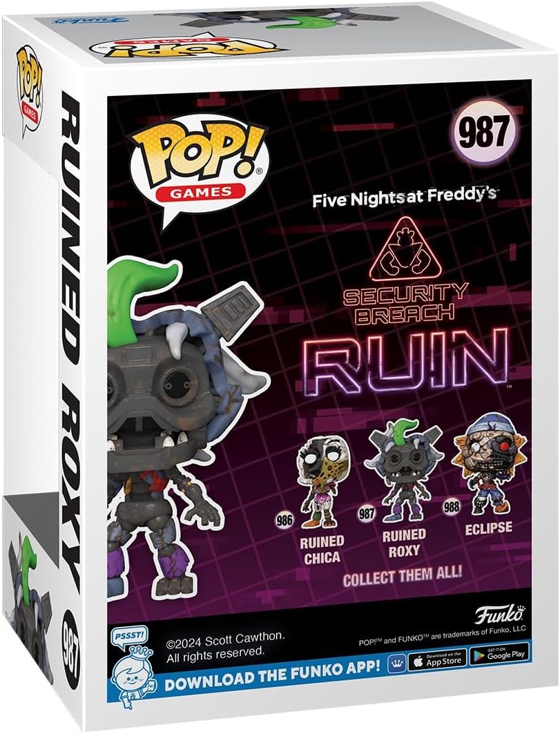 Funko Pop! Games: Five Nights At Freddy's: RUIN - Roxanne Wolf - FNAF - Collectable Vinyl Figure - Gift Idea - Official Merchandise - Toys for Kids & Adults - Video Games Fans