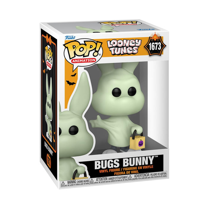 Funko Pop! Animation: LTH – Bugs Bunny - (Ghost)  - Looney Tunes - Collectable Vinyl Figure - Gift Idea - Official Merchandise - Toys for Kids & Adults - TV Fans - Model Figure for Collectors