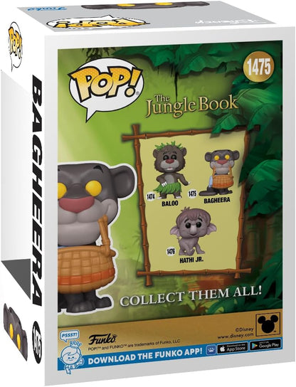 Funko Pop! Disney: TJB – Bagheera With Basket - Jungle Book - Collectable Vinyl Figure - Gift Idea - Official Merchandise - Toys for Kids & Adults - Movies Fans - Model Figure for Collectors