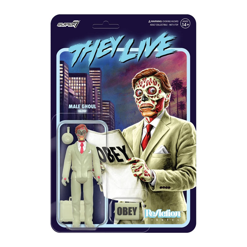Merchandising They Live: Super7 - Reaction Figure Wave 2 - Male Ghoul (Glow