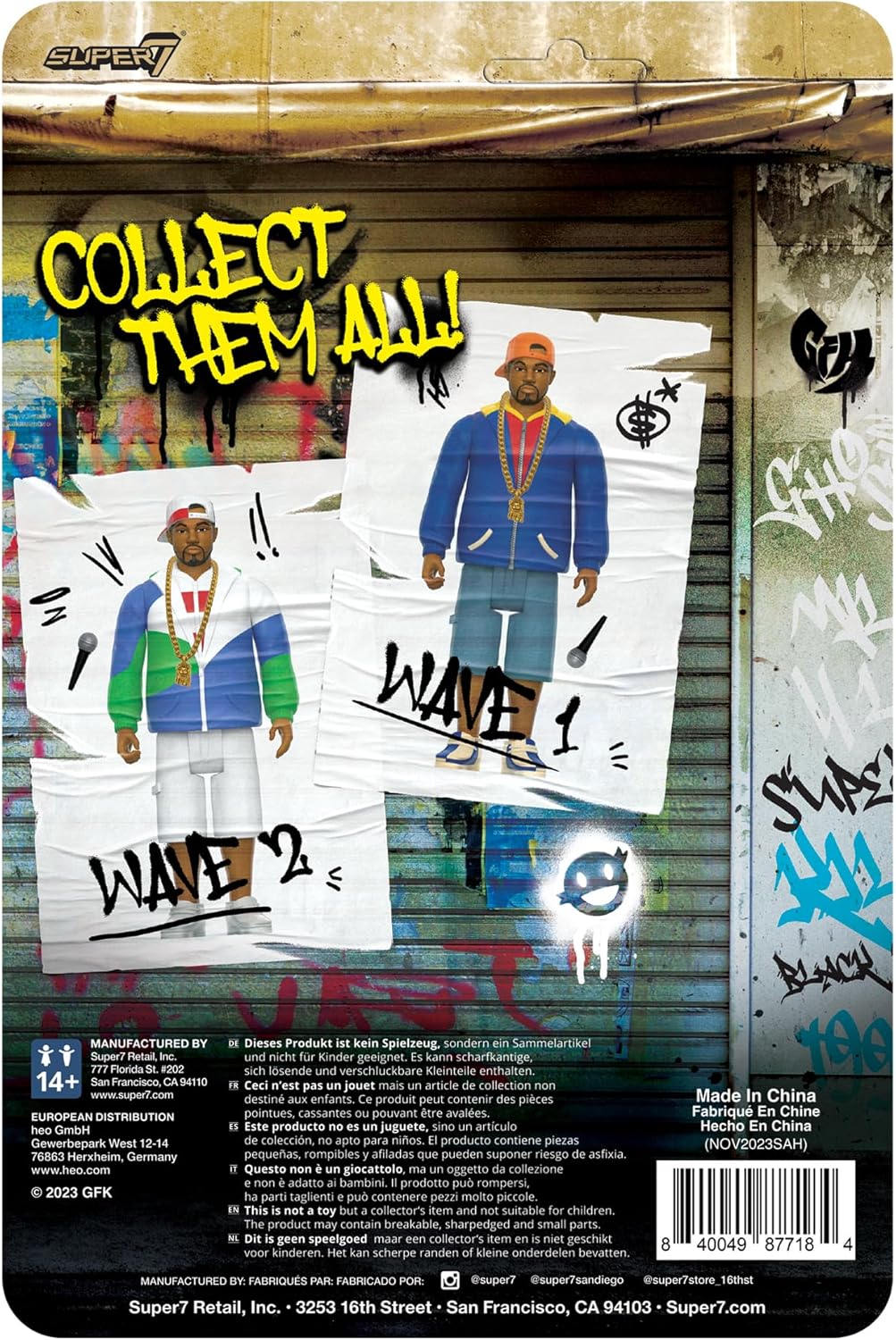 Ghostface Killah ReAction Figures - Ghostface Killah (Can It Be All So Simple) Action Figure