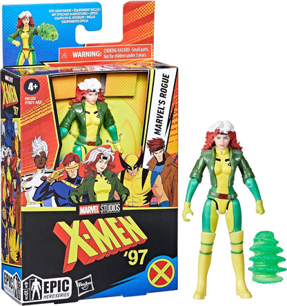 Marvel Epic Hero Series Rogue Action Figure, 4-Inch X-Men Action Figures, Ages 4 and Up