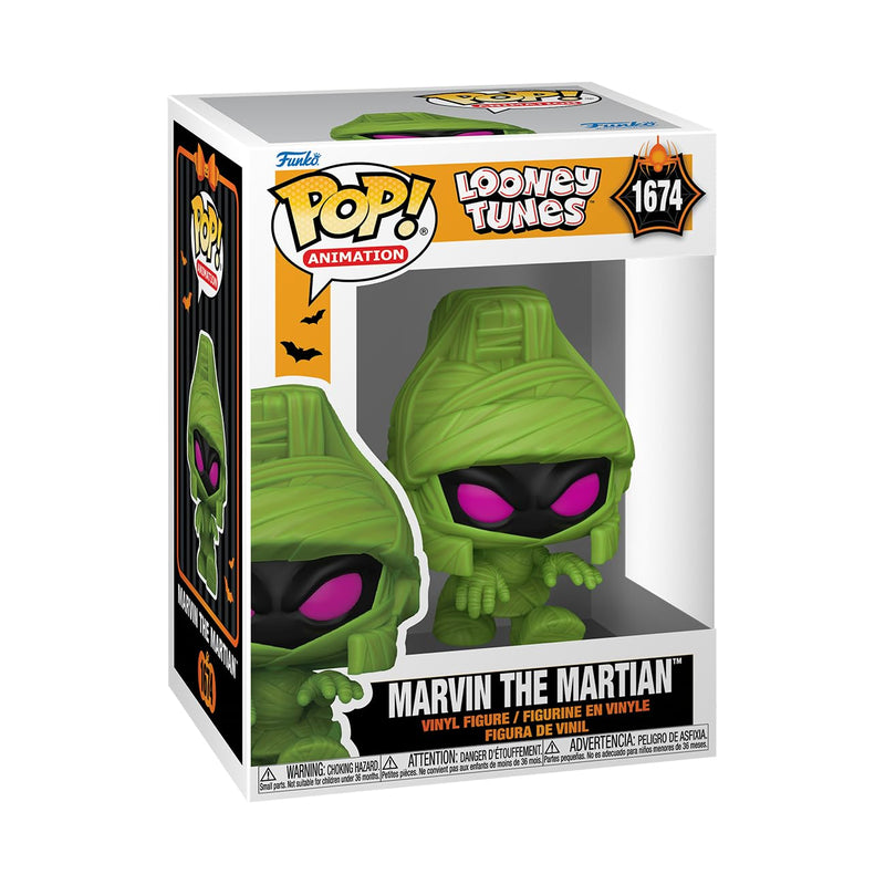 Funko Pop! Animation: LTH – Marvin the Martian - (Mummy) - Looney Tunes - Collectable Vinyl Figure - Gift Idea - Official Merchandise - Toys for Kids & Adults - TV Fans - Model Figure for Collectors
