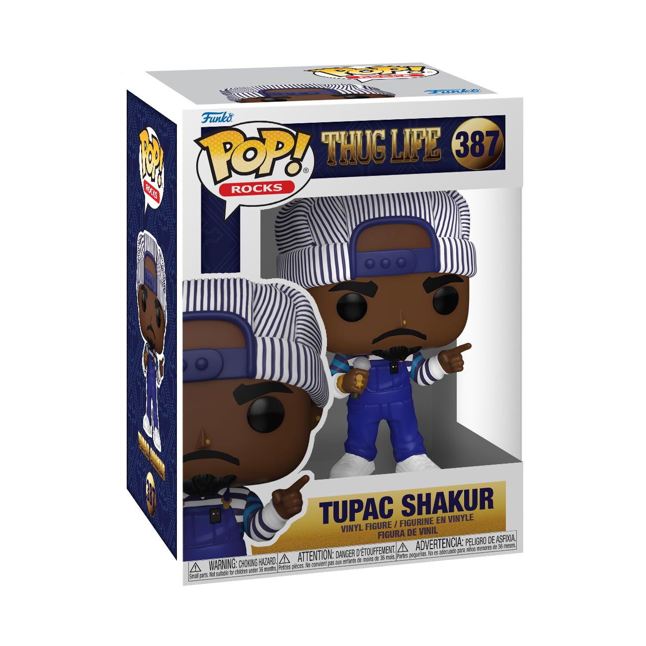 Funko POP! Rocks: Tupac 90's - Collectable Vinyl Figure - Gift Idea - Official Merchandise - Toys for Kids & Adults - Music Fans - Model Figure for Collectors and Display