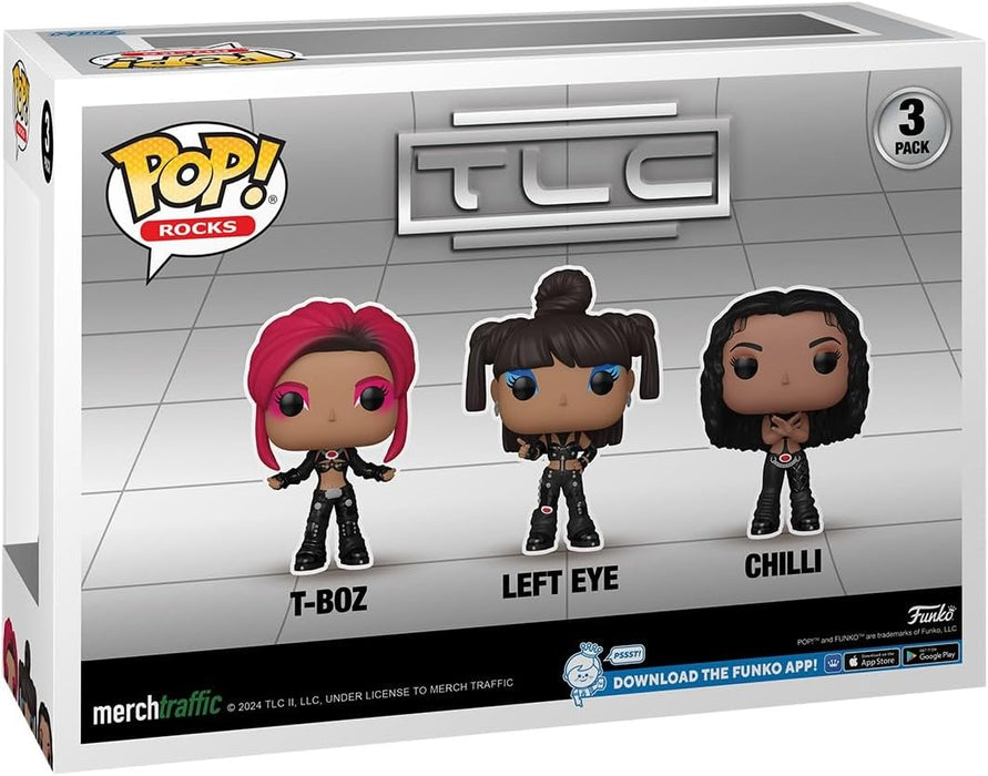 Funko Pop! Rocks: TLC - Lisa Left Eye Lopes - Scrubs 3PK - Collectable Vinyl Figure - Gift Idea - Official Merchandise - Toys for Kids & Adults - Music Fans - Model Figure for Collectors