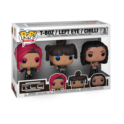Funko Pop! Rocks: TLC - Lisa Left Eye Lopes - Scrubs 3PK - Collectable Vinyl Figure - Gift Idea - Official Merchandise - Toys for Kids & Adults - Music Fans - Model Figure for Collectors