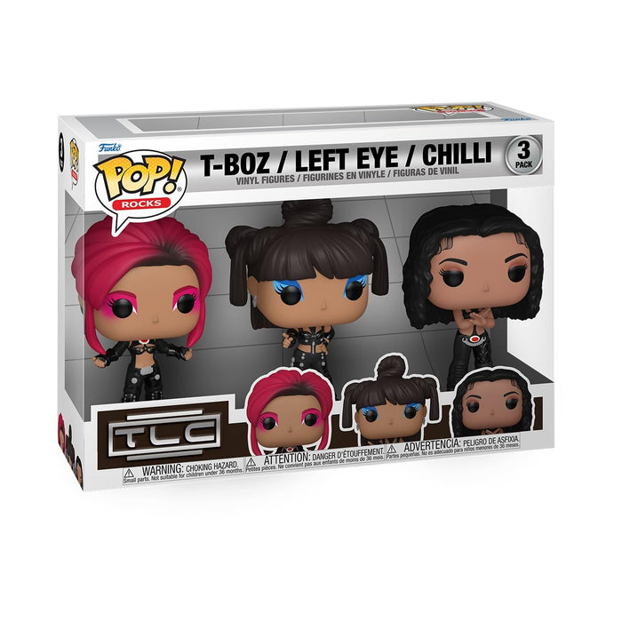 Funko Pop! Rocks: TLC - Lisa Left Eye Lopes - Scrubs 3PK - Collectable Vinyl Figure - Gift Idea - Official Merchandise - Toys for Kids & Adults - Music Fans - Model Figure for Collectors