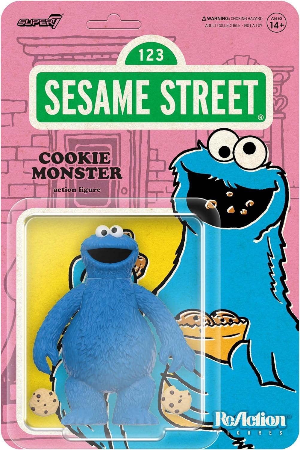 Sesame Street Lefty The Salesman 3 3/4-Inch Reaction Figures