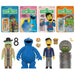 Sesame Street Lefty The Salesman 3 3/4-Inch Reaction Figures