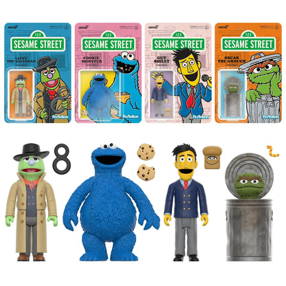 Sesame Street Lefty The Salesman 3 3/4-Inch Reaction Figures