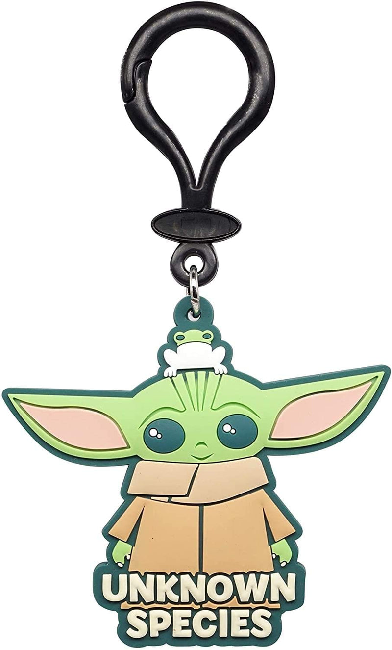 STAR WARS The Mandalorian Soft Touch PVC Bag Clip | The Child Unknown Species