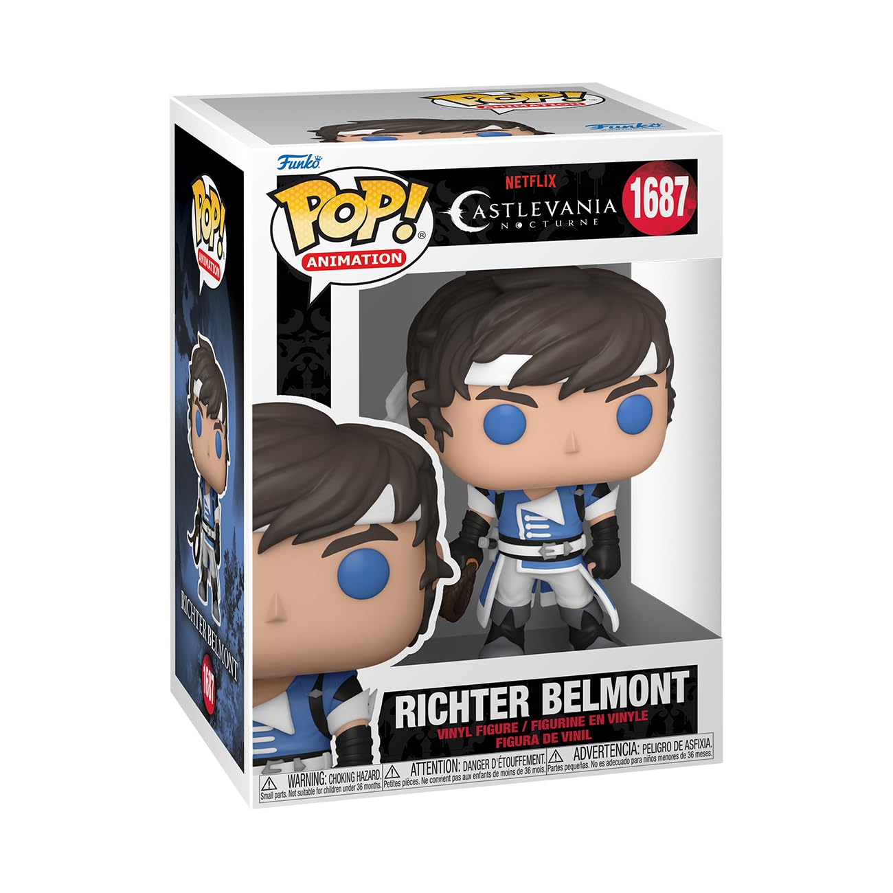Funko Pop! Animation: Cast Noct - Richter Belmont - Castlevania - Figura in Vinile da Collezione - Idea Regalo - Merchandising Ufficiale - Giocattoli per Bambini e Adulti - TV Fans