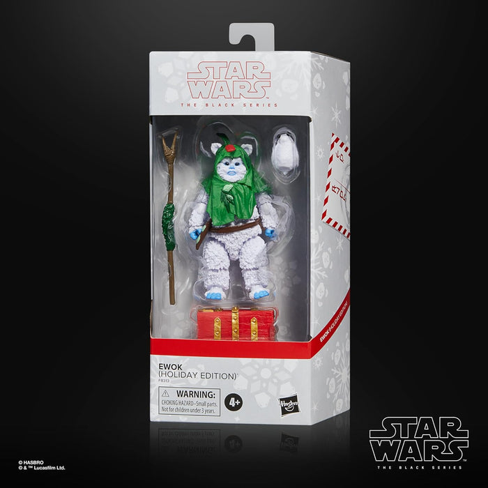Hasbro - Star Wars - The Black Series Ewok (Holiday Edition
