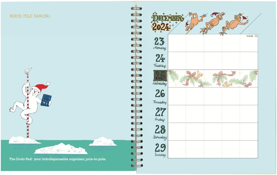 Dodo Pad Original Desk Diary 2025 - Week to View, Calendar Year Diary