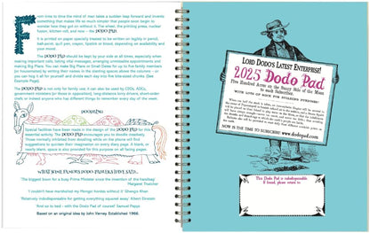 Dodo Pad Original Desk Diary 2025 - Week to View, Calendar Year Diary