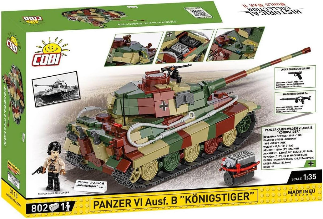 COBI -3113 Panzer Vi Konigstiger (Tiger II