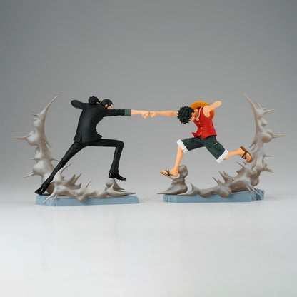 Monke y D. Luffy: 8cm Senkou Zekkei Statue Figurine Bundled with 1 A.C.G. Compatible Theme Trading Card (89112