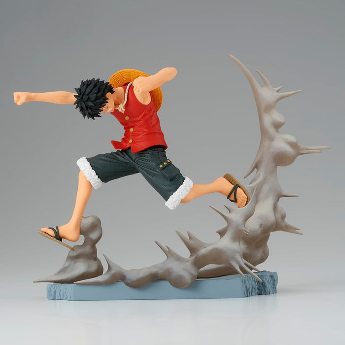Monke y D. Luffy: 8cm Senkou Zekkei Statue Figurine Bundled with 1 A.C.G. Compatible Theme Trading Card (89112