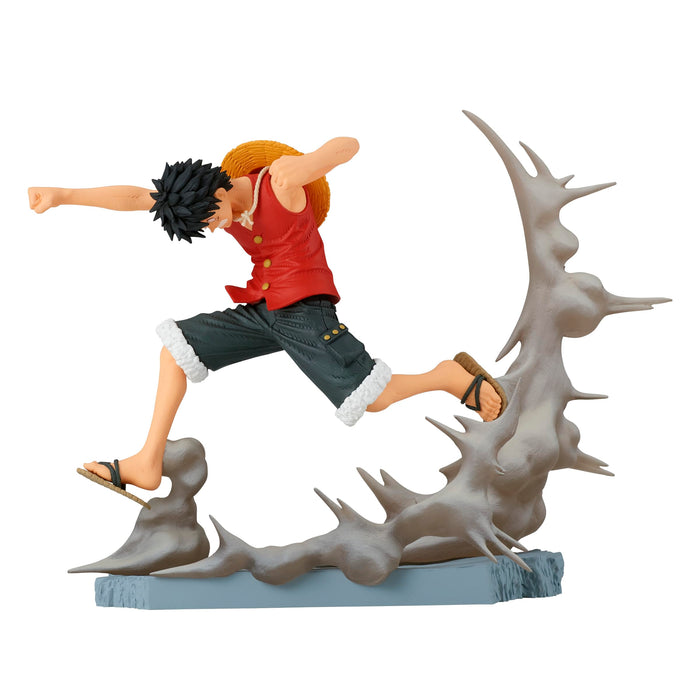Monke y D. Luffy: 8cm Senkou Zekkei Statue Figurine Bundled with 1 A.C.G. Compatible Theme Trading Card (89112