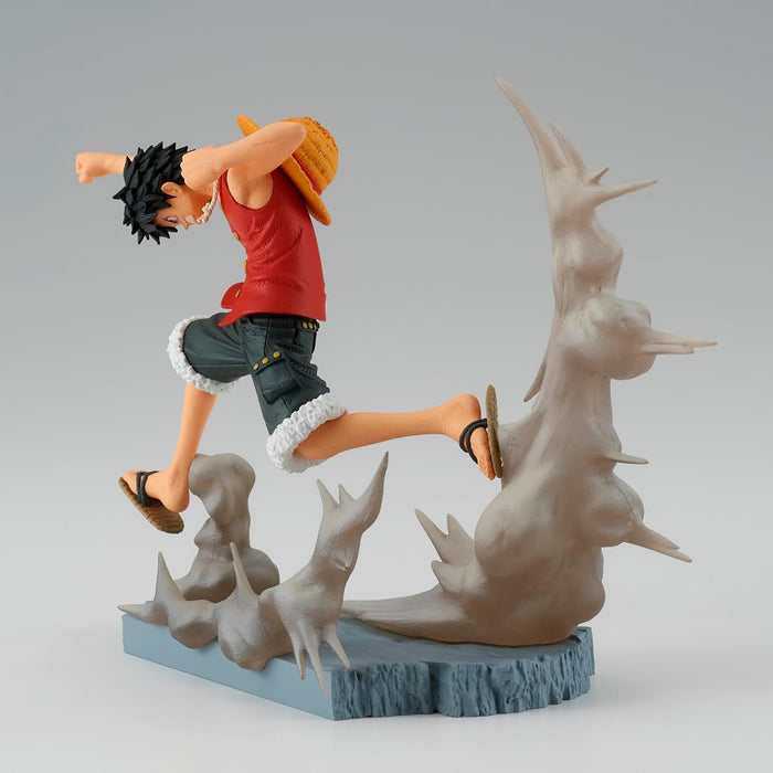 Monke y D. Luffy: 8cm Senkou Zekkei Statue Figurine Bundled with 1 A.C.G. Compatible Theme Trading Card (89112