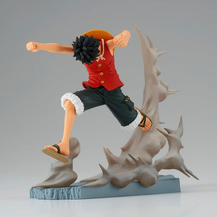 Monke y D. Luffy: 8cm Senkou Zekkei Statue Figurine Bundled with 1 A.C.G. Compatible Theme Trading Card (89112