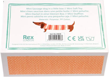Rex London - Mini-Wursthund in kleiner Box 'Pear'