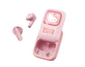 OTL Technologies HK1281 Hello Kitty Slide Open TWS Earphones with LED Light Up Display and Wireless Charging Case - Pink