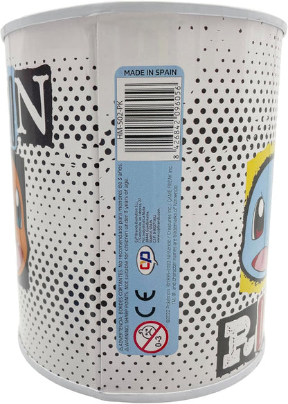 CyP Brands Pokémon - Salvadanaio in metallo, sigillato, salvadanaio medio, multicolore, prodotto ufficiale