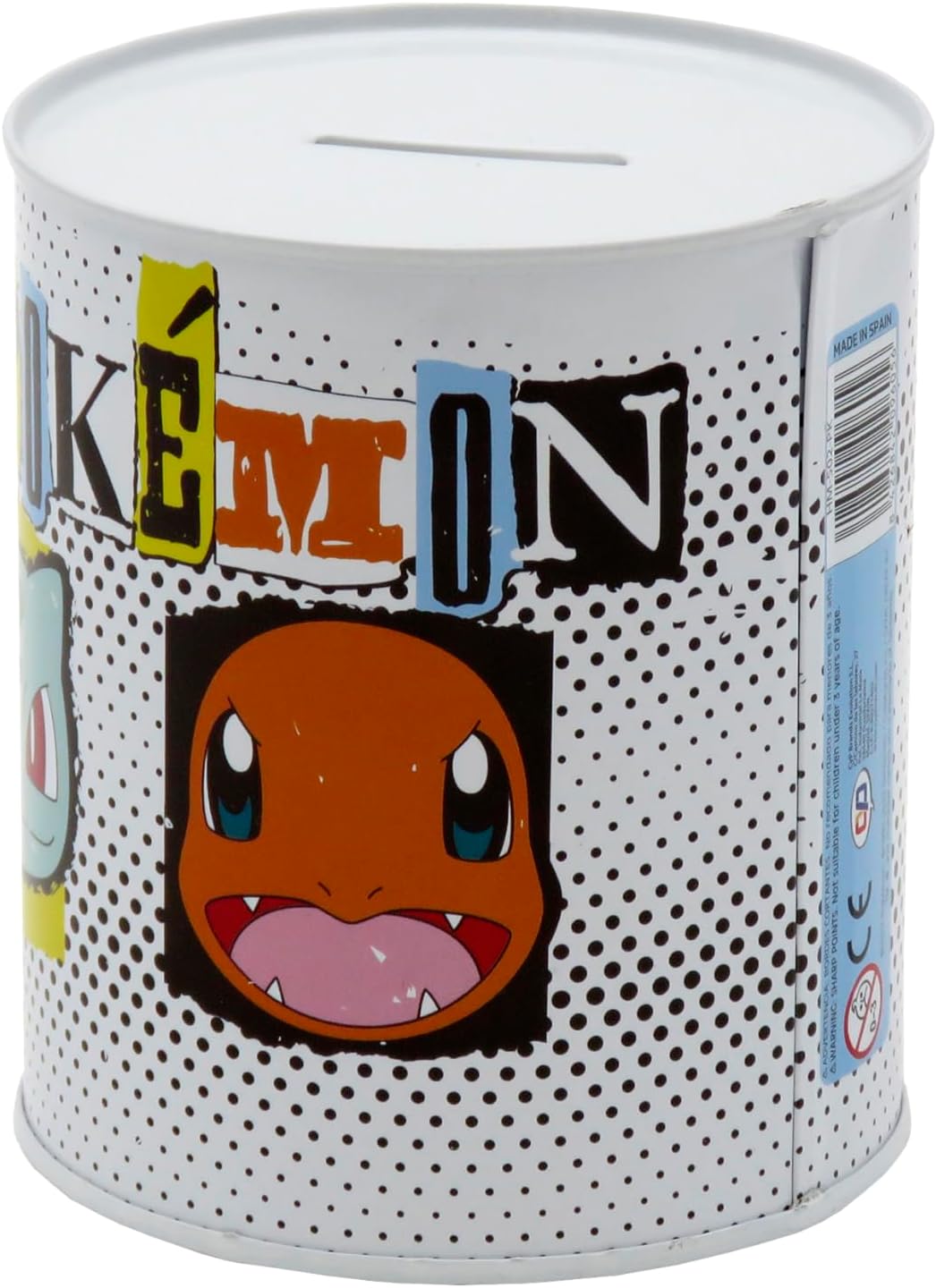 CyP Brands Pokémon - Salvadanaio in metallo, sigillato, salvadanaio medio, multicolore, prodotto ufficiale