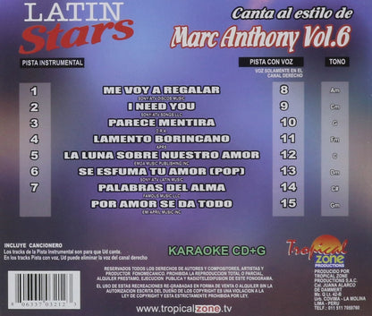 Marc Anthony, Vol. 6 - Latin Stars