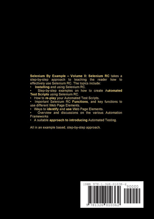 Selenium by Example - Volume II: Selenium Rc