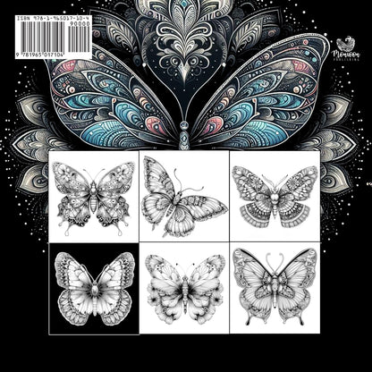 Mandala Butterflies Coloring Book for Adults