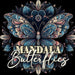 Mandala Butterflies Coloring Book for Adults