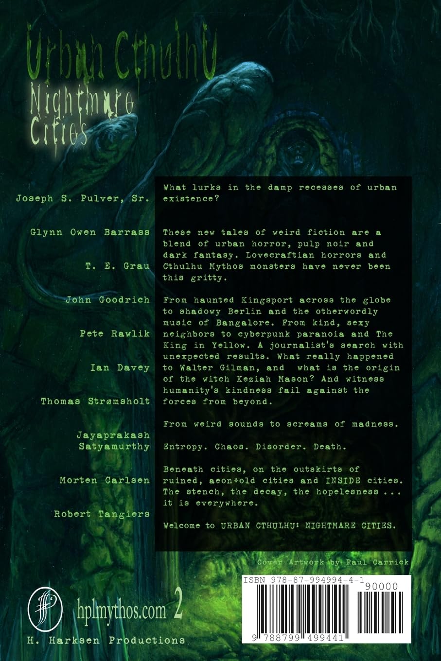 Urban Cthulhu: Nightmare Cities