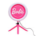 Barbie Streaming Light - Officially Licensed Adjustable Ring Light with Phone Holder, 3 Light Modes, Warm, Cool and Neutral, Gift for Girls Paladone