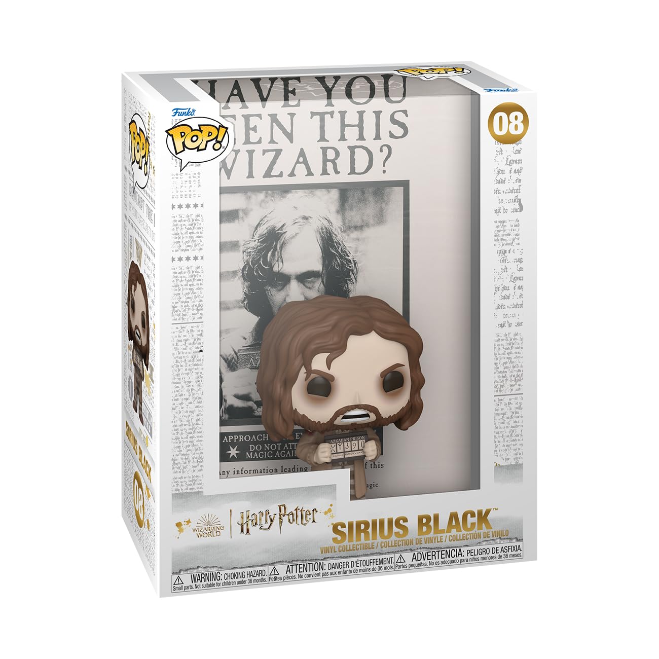 Funko POP! Cover: Harry Potter Prisoner Of Azkaban - Poster With Sirius Black - Collectable Vinyl Figure - Gift Idea - Official Merchandise - Toys for Kids & Adults - Movies Fans
