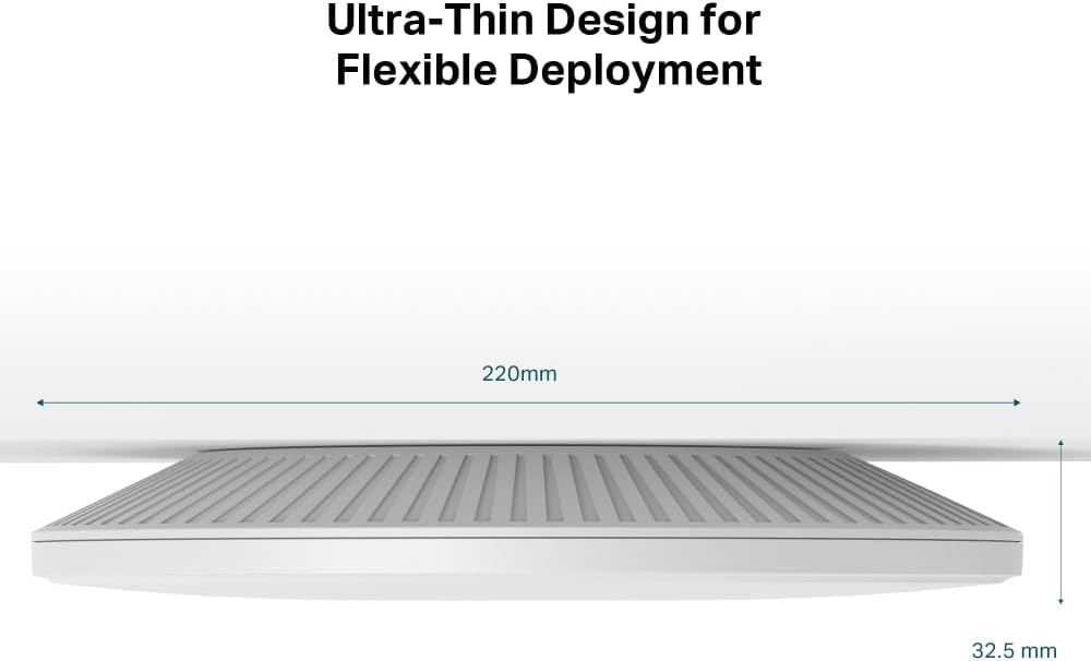 TP-LINK WLAN BE9300 Access Point Tri-Band EAP773 Wi-Fi 7, PoE, 574MB/s at 2.4 GHz, MU-MIMO
