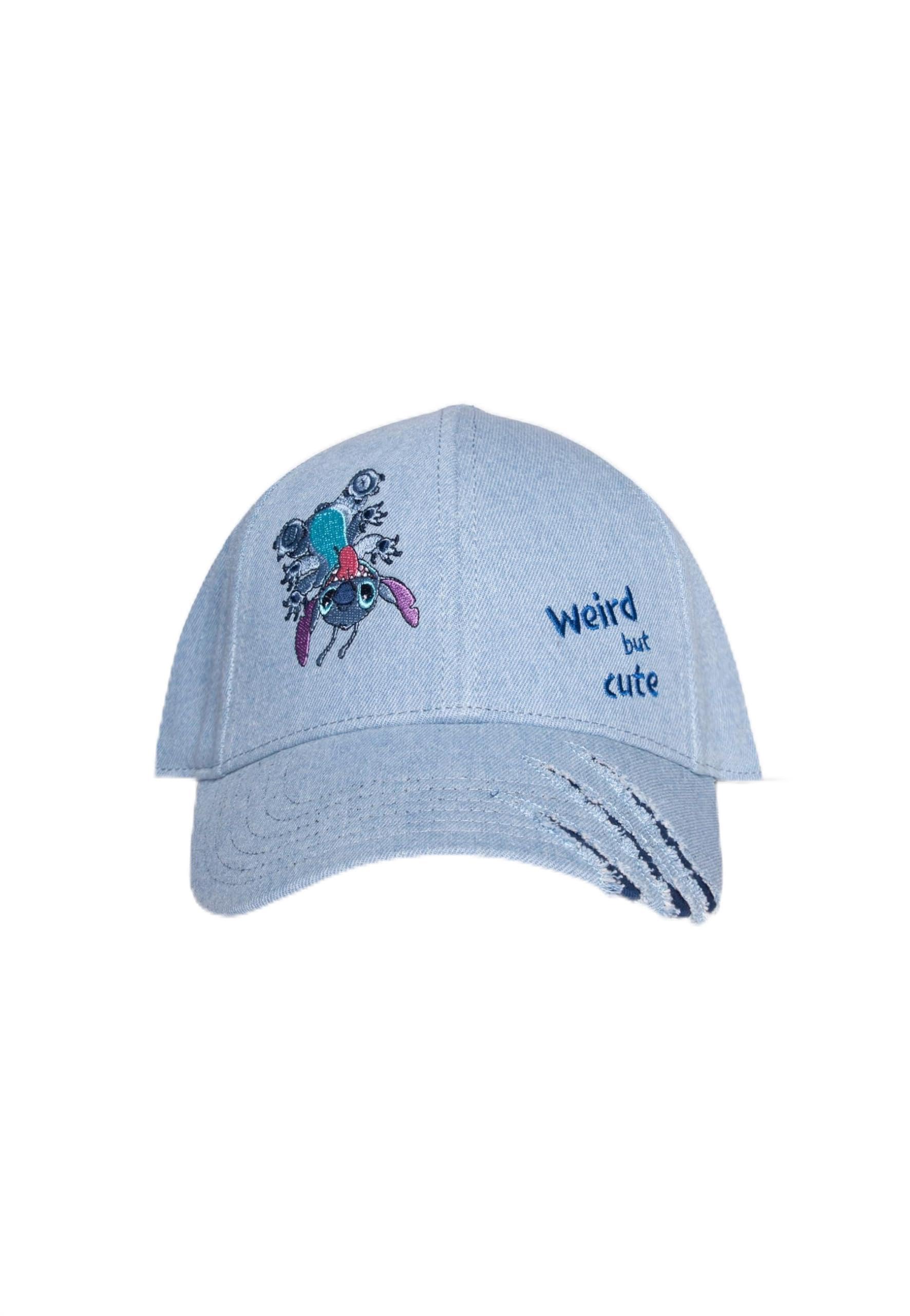 Lilo & Stitch - Weird Stitch - Adjustable Cap, Blue, One Size, Blue, One Size