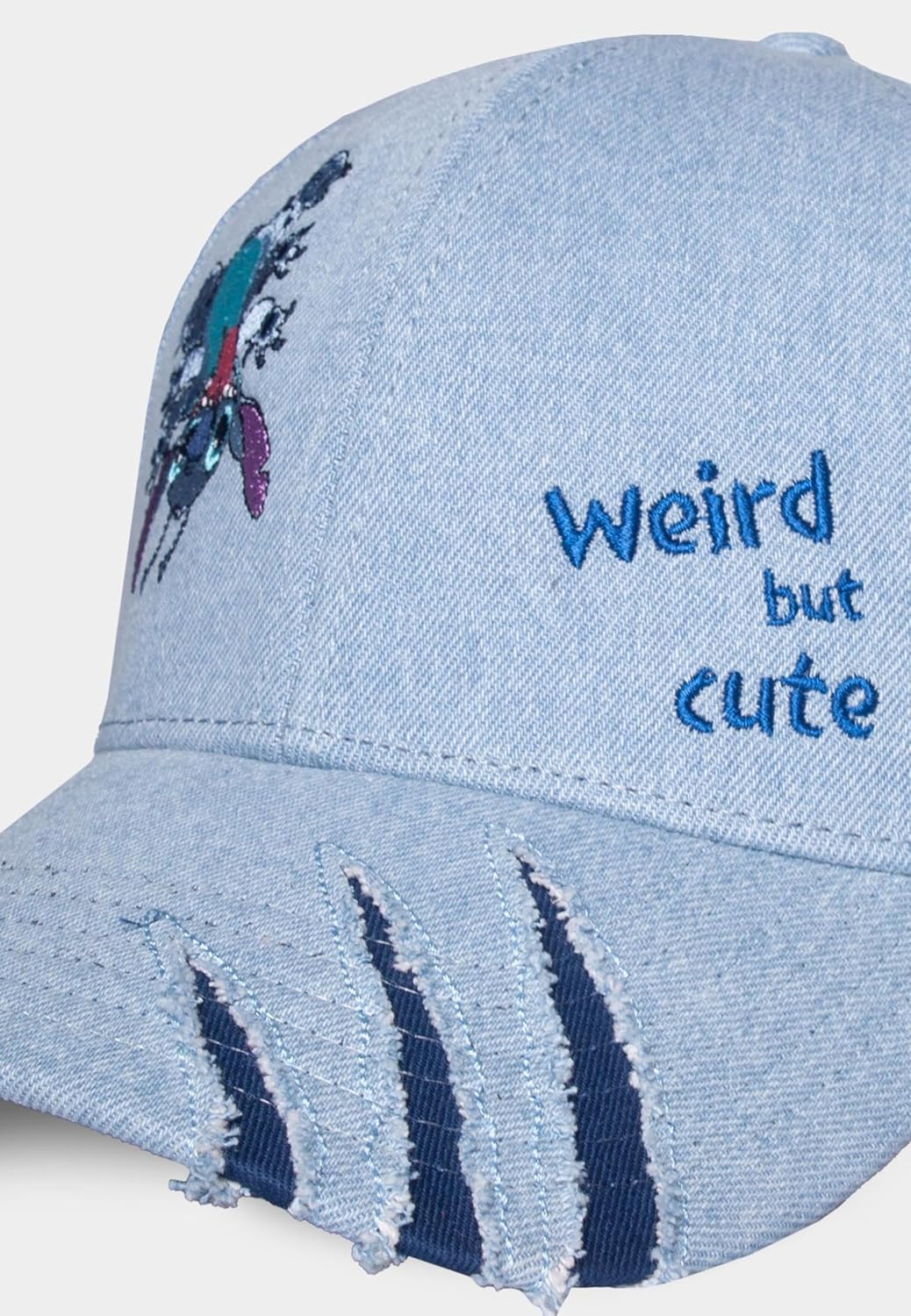 Lilo & Stitch - Weird Stitch - Adjustable Cap, Blue, One Size, Blue, One Size