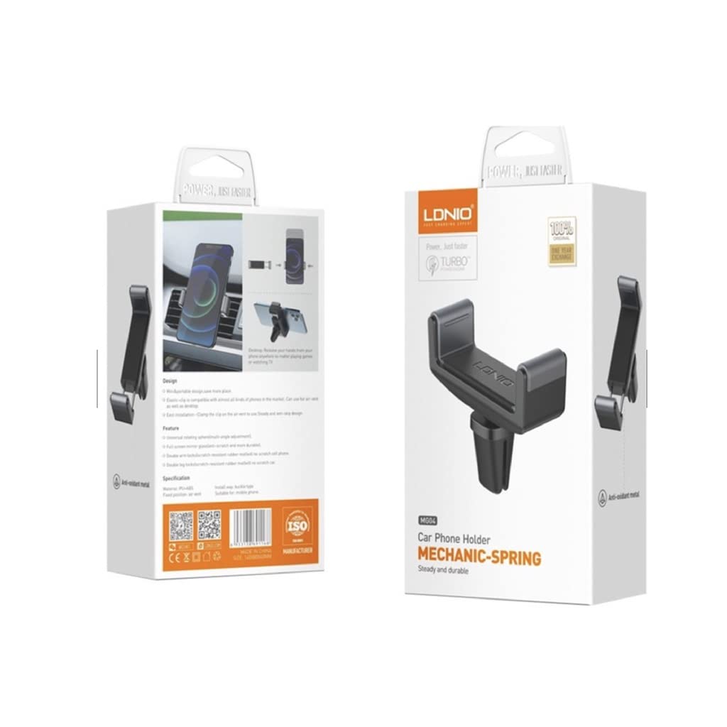 Supporto universale girevole a 360° per griglia di alimentazione compatibile con smartphone e dispositivi da 5,5 a 8,3 cm