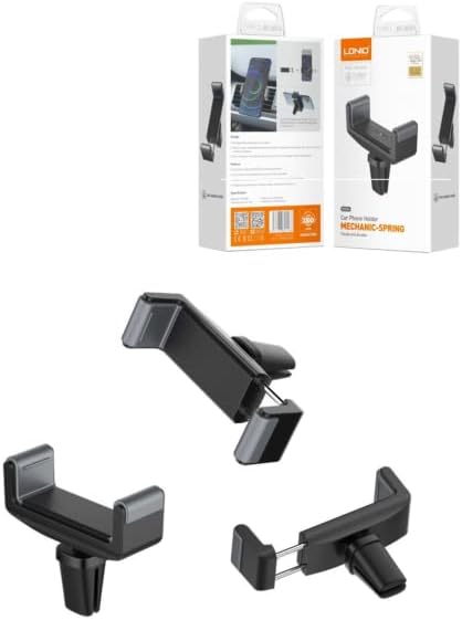 Supporto universale girevole a 360° per griglia di alimentazione compatibile con smartphone e dispositivi da 5,5 a 8,3 cm