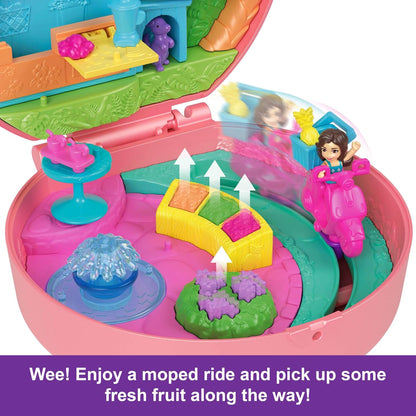 Polly Pocket Vespa Doggie Acai Shop Compact