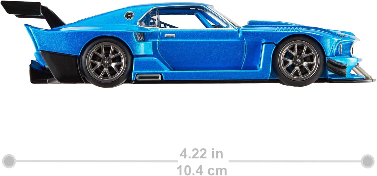 Hot Wheels Premium 1:43rd Scale Vehicle, Officially Licensed Replicas for Adult Collectors, Real Riders Tires, Metal/Metal Body & Chassis, HWT04