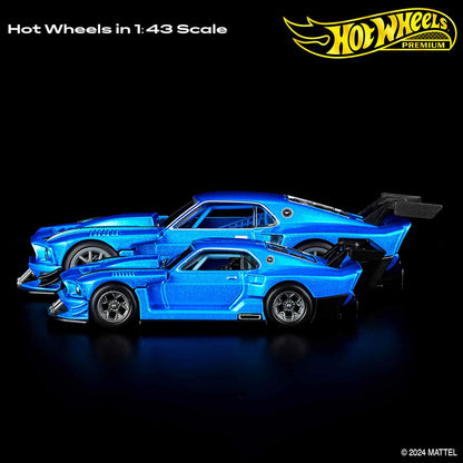 Hot Wheels Premium 1:43rd Scale Vehicle, Officially Licensed Replicas for Adult Collectors, Real Riders Tires, Metal/Metal Body & Chassis, HWT04