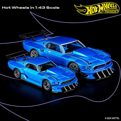 Hot Wheels Premium 1:43rd Scale Vehicle, Officially Licensed Replicas for Adult Collectors, Real Riders Tires, Metal/Metal Body & Chassis, HWT04