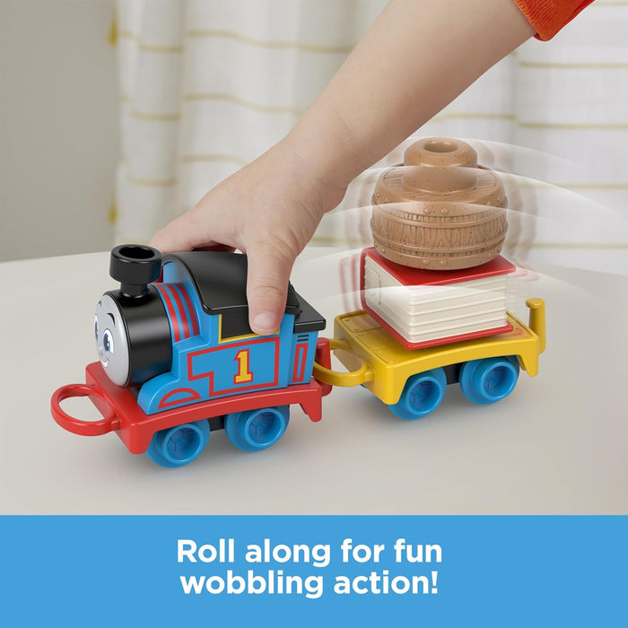 Thomas & Friends Toddler Toy My First Thomas Push-Along Train with Stacking Cargo for Kids Ages 18+ Months, HXP52