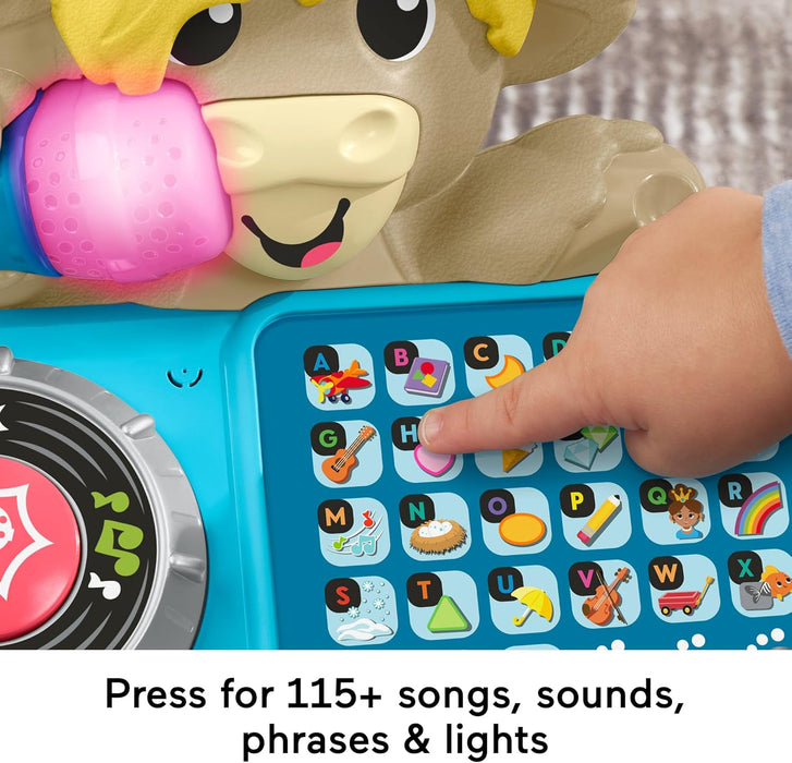 Fisher-Price Baby Learning Toy Link Squad A to Z Yak with Interactive Music & Lights for Ages 9+ Months, UK English, Compatible Only with Link Squad Items, HYL23