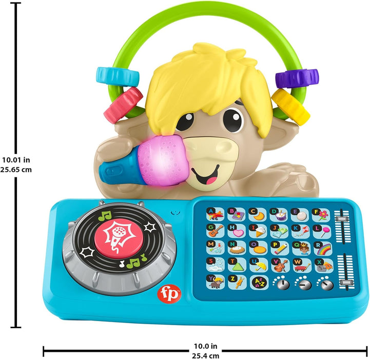 Fisher-Price Baby Learning Toy Link Squad A to Z Yak with Interactive Music & Lights for Ages 9+ Months, UK English, Compatible Only with Link Squad Items, HYL23