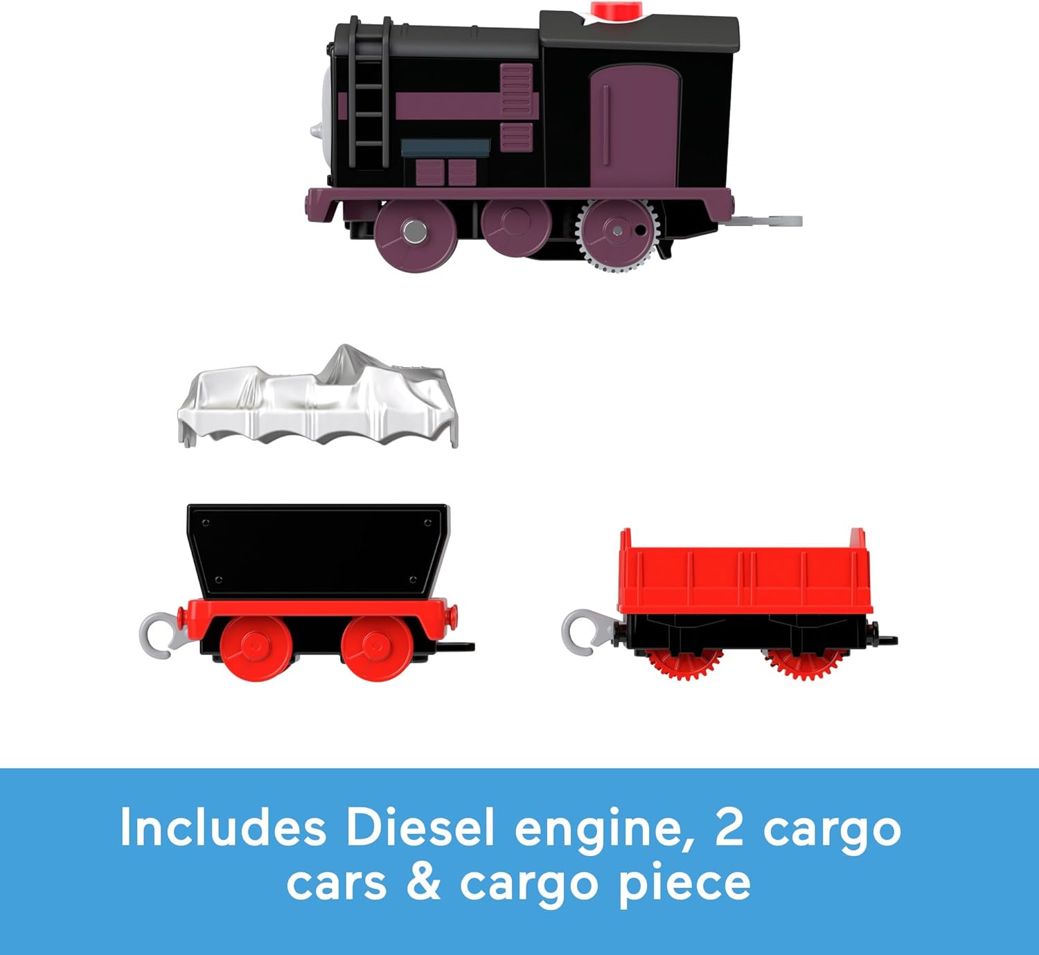 Thomas & Friends Motorized Toy Train Talking Diesel Engine with Sounds & Phrases for Kids 3+ Years, HYR79